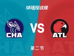 黄蜂vs老鹰：次节结束，黄蜂55-53老鹰，约翰逊得到16分