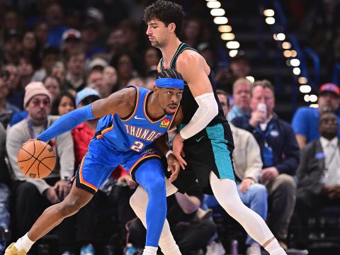 开拓者95-122雷霆 亚历山大37+5+7雷霆主场复仇开拓者赢9连胜