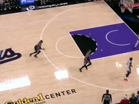 NBA常规赛：森林狼vs国王加时赛中文解说回放