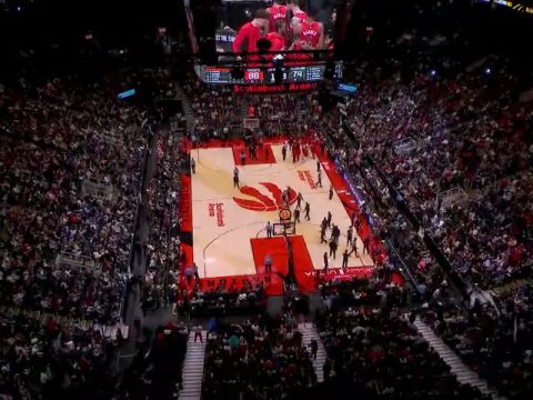 骑士vs猛龙英文原声全场回放