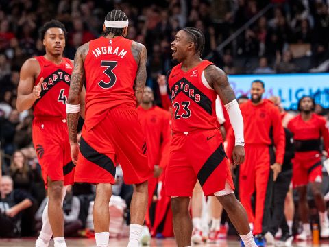 骑士vs猛龙精华回放 英格拉姆37+7力压米切尔17+8猛龙成功捍卫主场