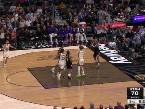 [乔治个人集锦]乔治vs勇士里突外投轻取28+6+7集锦