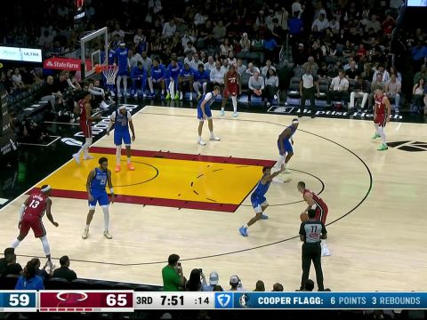 希罗vs独行侠集锦 复出之战拿下24+7助热火主场取胜