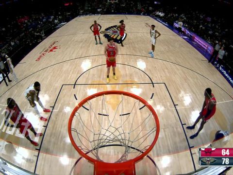 公牛vs鹈鹕第3节英文原声回放