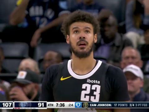 NBA常规赛：掘金vs灰熊第4节英文原声回放