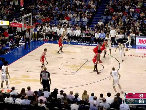 公牛vs鹈鹕第3节中文解说回放