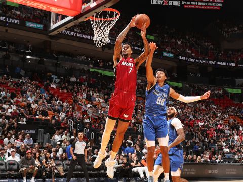 独行侠vs热火精华回放 热火末节顶住压力有惊无险战胜独行侠