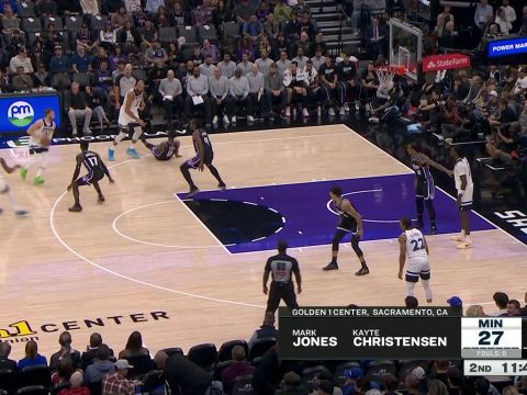 森林狼112-117国王 爱德华兹空砍43分国王鏖战加时主场取胜