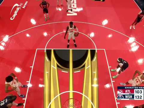 老鹰vs奇才第4节英文原声回放