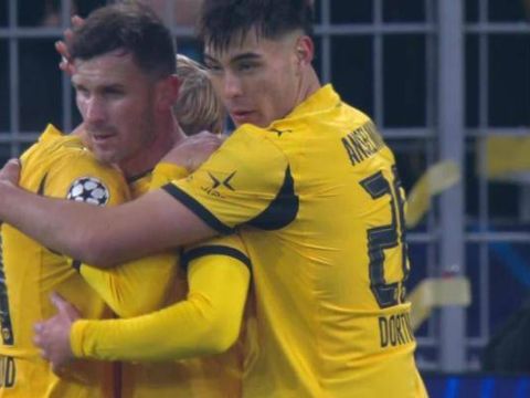 [进球视频]锦上添花！斯文松后插上头球破门，多特4-0领先黄潜！