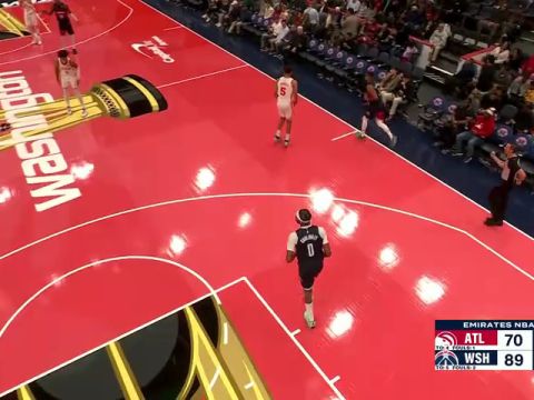 老鹰vs奇才英文原声全场回放