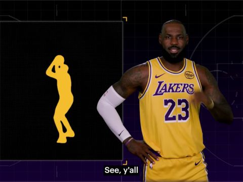 NBA杯小组赛西部B组：快船vs湖人第3节英文原声回放