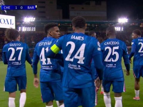 [进球视频]切尔西打破僵局！库库禁区传中，内托射门造孔德乌龙