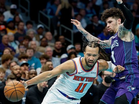 尼克斯129-101黄蜂 布伦森33分拉梅洛-鲍尔仅得11分状态奇差