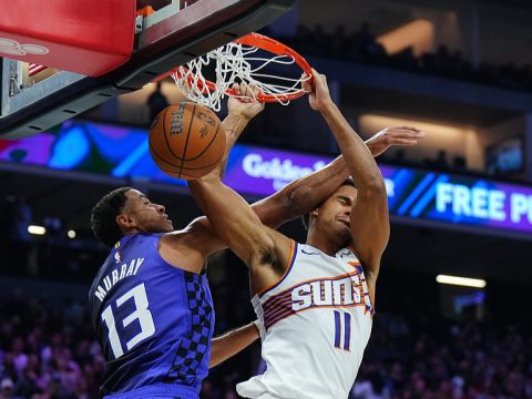 穆雷vs太阳集锦 19分8篮板3助攻有攻有防率队追分