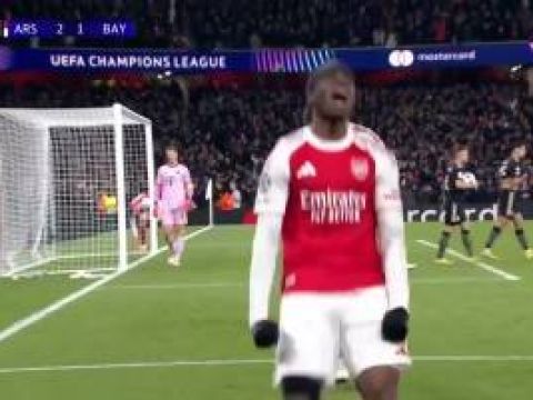 [进球视频] 枪手2-1拜仁！拜仁后场传球被断！卡拉菲奥助攻马杜埃凯破门！