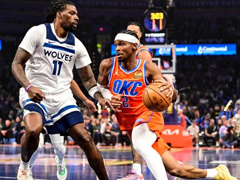 森林狼vs雷霆精华回放 亚历山大40分力压爱德华兹31分雷霆收获十连胜