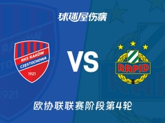 【欧协联】琴斯托霍瓦vs维也纳快速伤病名单最新(2025年11月28日)