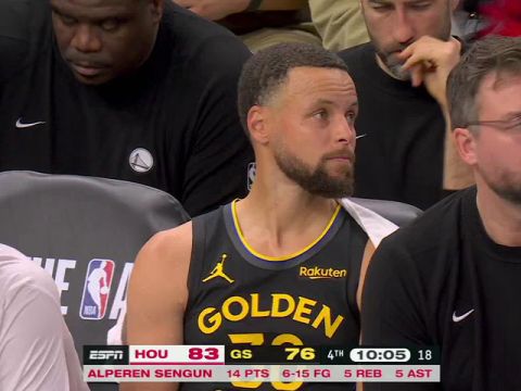 NBA杯小组赛：火箭vs勇士第4节中文解说回放