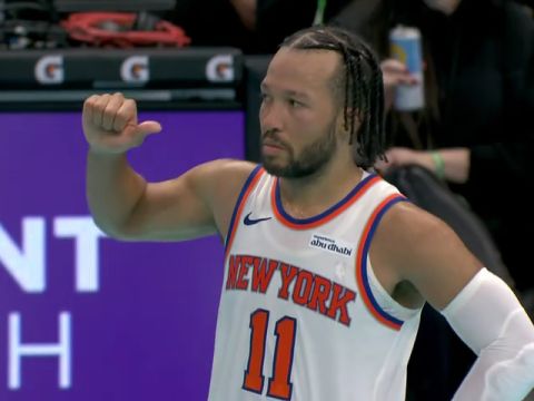 NBA杯小组赛东部C组：尼克斯vs黄蜂第3节英文原声回放