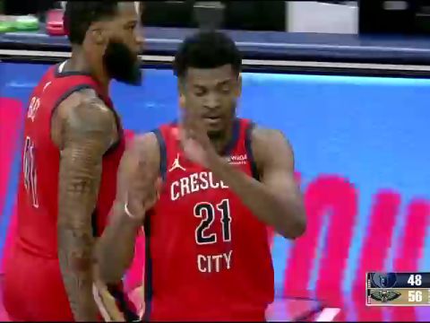 NBA杯小组赛西部B组：灰熊vs鹈鹕第2节英文原声回放