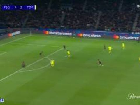 [进球视频]进球大战！穆阿尼破门本场2射1传！巴黎仍4-3领先热刺！