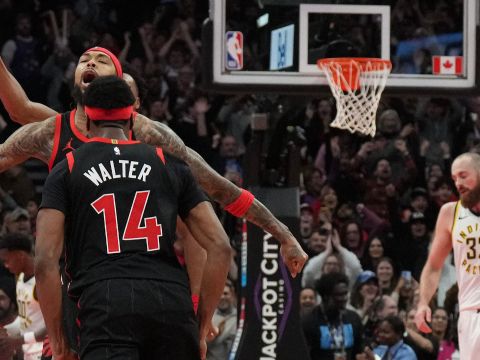 步行者95-97猛龙 英格拉姆砍下26分绝杀步行者豪取9连胜