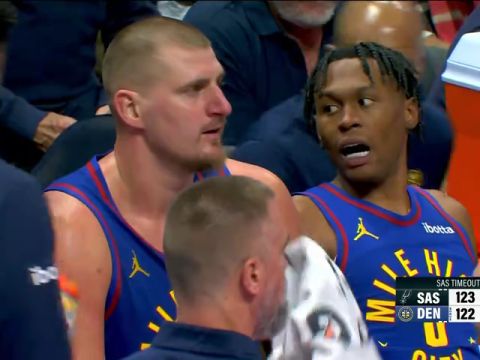 NBA杯小组赛西部C组：马刺vs掘金第4节中文解说回放