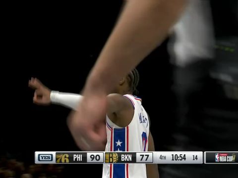76人vs篮网第4节英文原声回放
