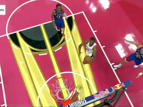 NBA杯小组赛西部C组：马刺vs掘金第3节中文解说回放