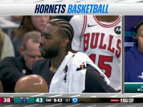 公牛vs黄蜂第2节英文原声回放