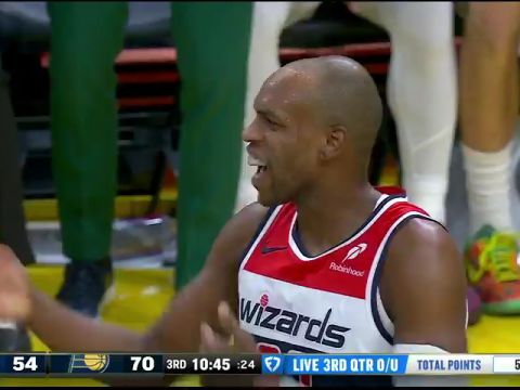 奇才vs步行者第3节英文原声回放