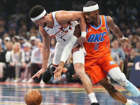 太阳119-123雷霆 亚历山大37+8有惊无险豪取11连胜