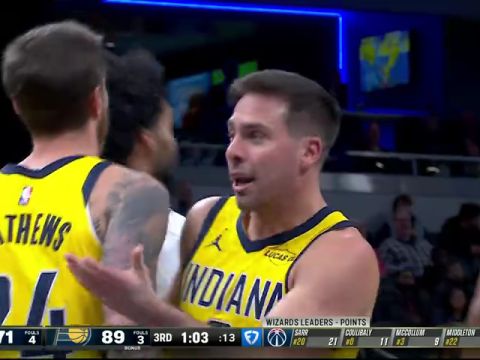 奇才vs步行者第3节中文解说回放