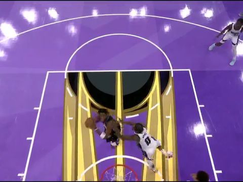 NBA杯小组赛西部A组：国王vs爵士第3节中文解说回放