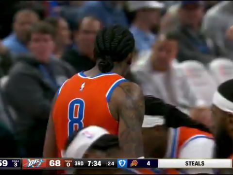 太阳vs雷霆第3节中文解说回放