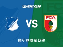 【德甲】霍芬海姆vs奥格斯堡比赛结果：霍芬海姆(3-0)奥格斯堡比分战报(2025年11月29日)