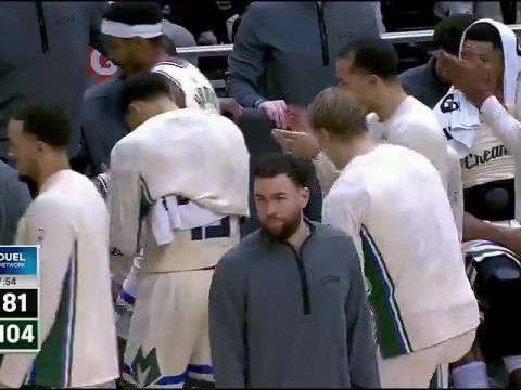 NBA常规赛：篮网vs雄鹿英文原声全场回放