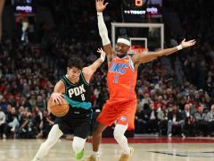 杨瀚森0分1板！雷霆六人上双力克开拓者取12连胜 阿夫迪亚31+19+10