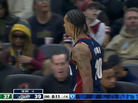 NBA常规赛：凯尔特人vs骑士第2节中文解说回放