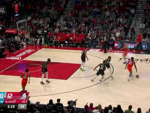 雷霆vs开拓者第1节中文解说回放