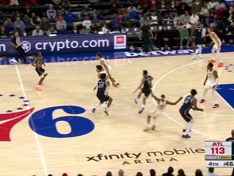 格雷姆斯vs老鹰集锦 全场高效拿下28+10难挽球队败局