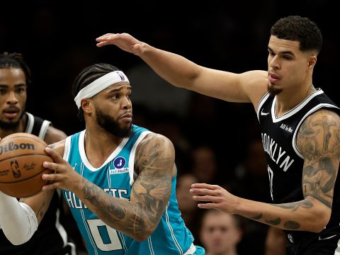 黄蜂103-116篮网 小波特35分率领篮网击退黄蜂终结连败