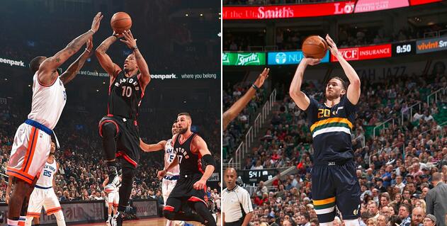 德马尔-德罗赞和戈登-海沃德