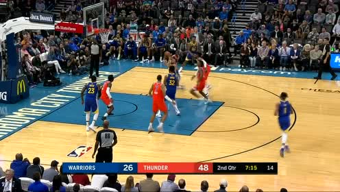 【NBA集锦】一人一城有多难！库里犀利突破上篮打铁