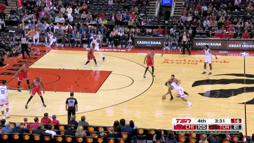 【NBA集锦】尽力了！怀特假动作助飞莫科卡双手暴扣