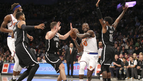 【NBA集锦】尼克斯109-113篮网 欧文26+5关键三分带队首胜