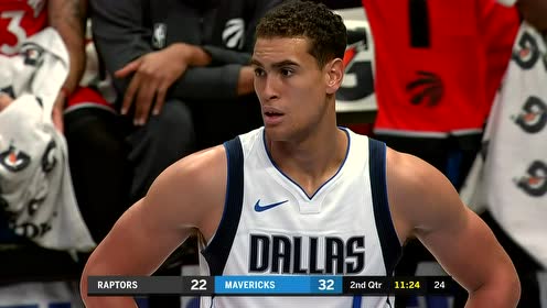 【NBA录像回放】猛龙vs独行侠第2节 波尔津吉斯篮下跟进战斧劈扣