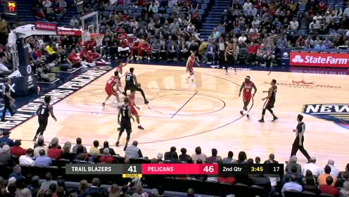 【NBA集锦】怀特塞德跳投不中 利特尔轻轻一点篮下补进