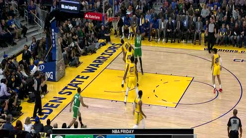 【NBA集锦】凯尔特人105-100勇士 绿军3人得分上20狂取十连胜